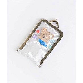 퀼트스타 [패턴증정]사각 민자 지갑 프레임_7cm 실버, 1개