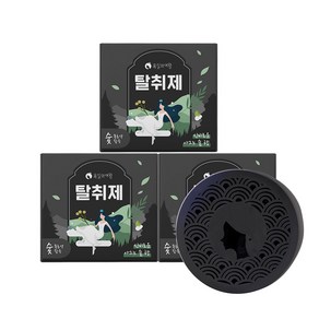 욕실의여왕 탈취 방향 아그노숲향 화장실 담배 냄새 제거, 230g, 3개