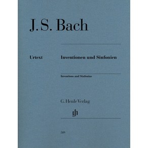 바흐 인벤션과 신포니아 Bach Inventions and Sinfonias [HN589] Henle 헨레 피아노 악보