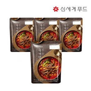 [피코크] 진한육개장 500g x 4팩, 4개