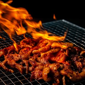 [계발구역] 불맛 가득 숙성 직화무뼈닭발 간편조리 캠핑, 1개, 250g