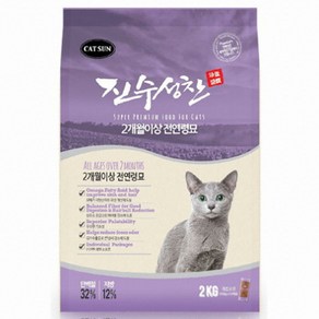 캣썬 진수성찬 전연령묘 2kg, 1개