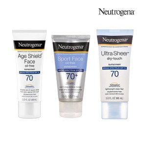 뉴트로지나 선크림 자외선 차단제 SPF70 SPF100 / Neutrogena Age Shield Face Oil-Free Sunscreen