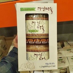 코스트코 대향 국내산 다진마늘 600g x 2개입, 2개, 아이스팩 포장