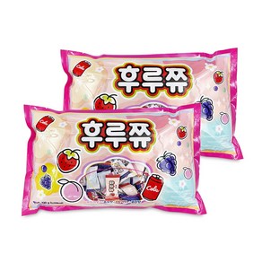 후루쮸 4가지맛 츄잉캔디 대용량 소프트캔디, 720g, 2개