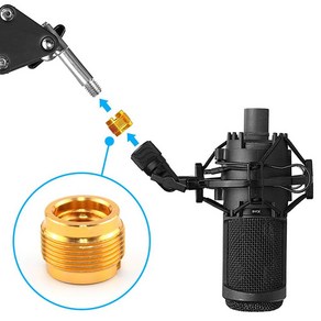 5/8 수나사 3/8 변환 어댑터 마이크 스탠드 홀더 나사, 쿠팡 위탁1 본상품선택, 상세페이지 참조