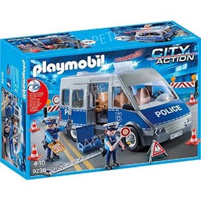 PLAYMOBIL 플레이모빌 9236 경찰 버스 로드 블럭 자동차 장난감 피규어