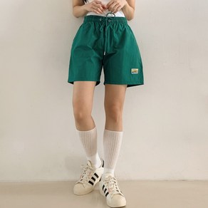 나일론 우븐 와이드 반바지 밴딩 쇼츠 빅사이즈 여름