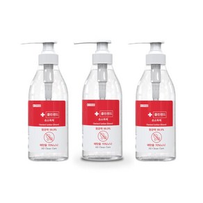 클린랜드 손소독제 500ml X 3개 (휴대용 손소독겔 60ml 추가 증정)