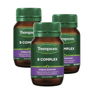 톰슨스 비타민B 콤플렉스 THOMPSONS VITAMIN B COMPLEX, 3개, 100정