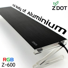 ZDOT 지닷 슬림 LED 조명 Z-600 RGB [블랙], 1개