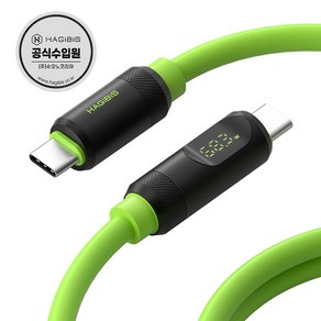 하기비스 LED디스플레이 USB4 고속충전 데이터전송 CtoC타입 케이블 SX02