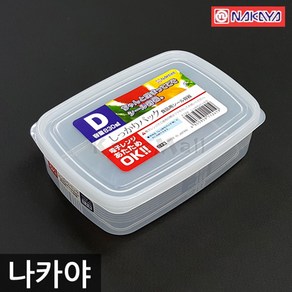 일본 나카야 사각 밀폐용기 D (나카야 밀폐용기), 830ml (D), 1개