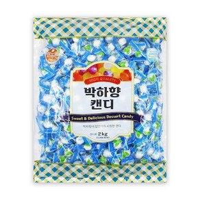 늘푸른 박하향캔디 2kg/대용량캔디/업소용사탕/누룽지사탕, 2kg, 1개