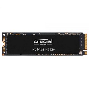 크루셜 Cucial P5 Plus 500GB PCIe 4.0 3D NAND NVMe M.2 게이밍 SSD 최대 6600MB/s (CT500P5PSSD8), 1) 500GB - P5 Plus