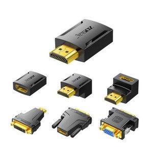 미디어컨버터 광컨버터 HDMI-DVI VGA 어댑터 금도금 컨버터 플러그 플레이 고화질 비디오 변속기 케이블 익스텐더, 01 CHINA, 06 HD to HD