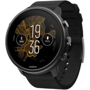 수운토 7 GPS 스포츠 스마트 워치, Titanium_Matte Black/Titanium, Matte Black/Titanium