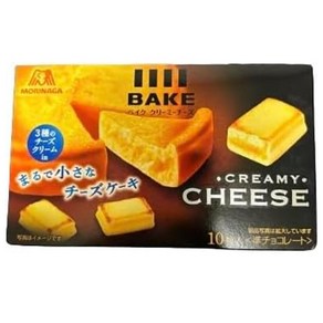 모리나가 베이크 크리미 치즈 Bake Ceamy Cheese 10 Tablets x 5 Boxes 3 Types of Cheese, 5개, 1g