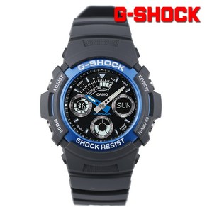 G-SHOCK 지샥 200M 방수 LED 라이트 손목시계 AW-591-2A