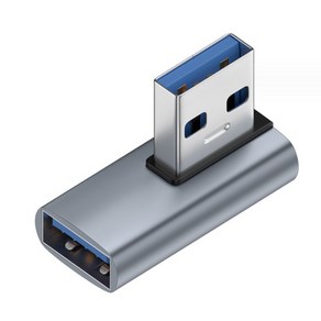 USB 3.0 좌향 90도 연장 꺽임 젠더 (T-USB3-AMAFLR) jaba12345*72974370Qd