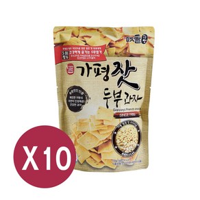 가평 잣 두부과자 110g 10봉, 10개