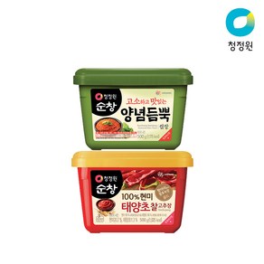 청정원 장류 500g 2종 기획세트(쌈장 찰고추장), 1세트