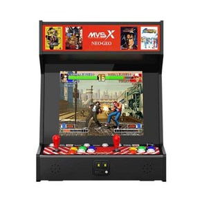 네오지오 MVSX 홈 아케이드 라이선스 레트로 게임 50 개 프리로드 2 인용 지원, [01] 콘솔, 1) console, 1개