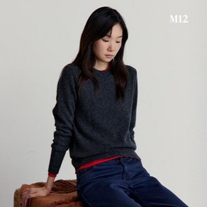 M12 X Maison De Cashmee 24FW 여성 캐시미어100 풀오버