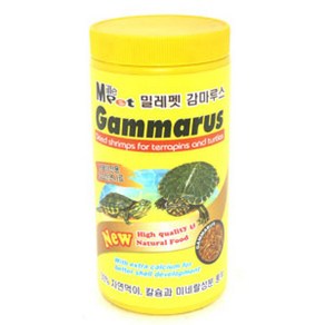 테온셀 원주한강수족관/밀레펫 감마루스 110g/1000ml/거북이사료/청거북먹이/고기밥, 테온셀 원주한강수족관/밀레펫 감마루스 110g/1000, 110g, 1개