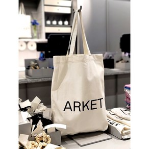 ARKET 아르켓 에코백 숄더백 (KHAKI / IVORY/ BLACK)