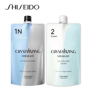 시세이도 프로페셔널 크리스탈라이징 알파 N (가는/손상모발용) 스트레이트 크림 1제2제 400g, 단품, 1개