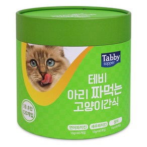 테비 아리 짜먹는 고양이 간식 10g X 120개 3종, 그린(참치+새우와치킨+연어와치킨), 1.2kg, 1개