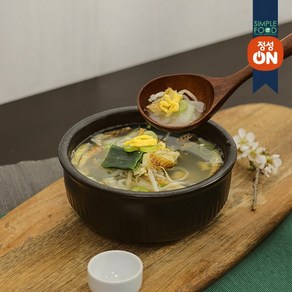 초원 정성온 황태해장국 냉동 간편조리, 600g, 3개