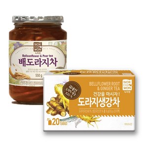 [녹차원] 배도라지차 550g+도라지생강차 20티백, 단품, 20개입