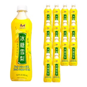 캉스푸 빙탕설리 배 음료, 500ml, 15개