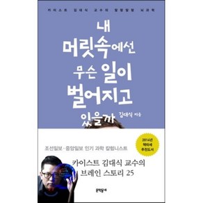 내 머릿속에선 무슨 일이 벌어지고 있을까 : 카이스트 김대식 교수의 말랑말랑 뇌과학, 김대식 저, 문학동네