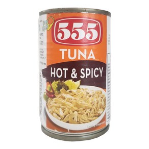 필리핀 555 튜나 핫 앤 스파이시 참치 통조림 155g / TUNA HOT & SPICY