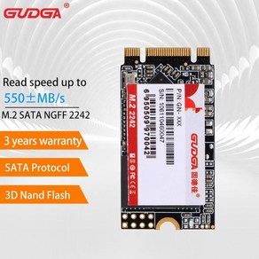 GUDGA-SSD 2242 M2 NGFF SATA SSD 1 테라바이트 128GB 512GB m2 ssd 드라이브 내장 하드 디스크 hdd 노트북 랩탑