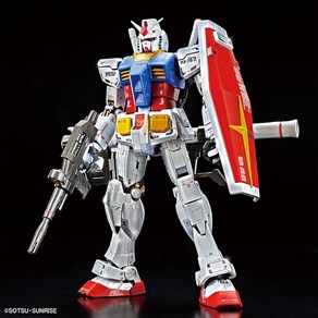 반다이 스피리츠 MG1/100 건담 베이스 한정 RX-78-2 건담 Ve.3.0 티타늄 피니시 프라모델 (건담 베이스 한정), 1개