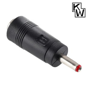 강원전자 KW KW-DC3514 5.5x2.1 to 3.5x1.35mm 아답터 변환 잭, 1개