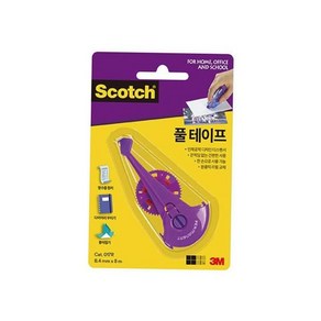 [빠른출고] 스카치 사무용품 풀테이프 풀 리필 테이프 017 테이프컷터기 8.4x8m 3, 본상품