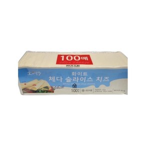 화이트체다슬라이스치즈(100매) 1.8KG(주)동원F&B, 1.8kg, 1개