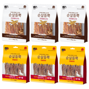 순살듬뿍 안심 오리 300g + 치킨말이스틱 300g, 3세트