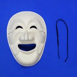[문구랑만들기랑] 종이탈 종이가면 전통탈 그리기가면 그리기탈 모음, 하회탈, 1개