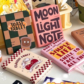 두꺼운 포켓 미니 유선 수첩 96p 휴대용 핸디 메모 노트 하드커버, 1개, 문라이트 그린