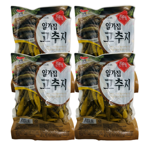 일가집 고추지 1kg x4봉 밑반찬, 4개