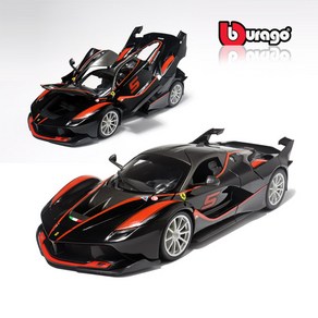 브라고 1:18 페라리 FXX K Black 다이캐스트 모형 자동차장난감