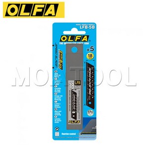 OLFA OLFA(일제) 커터칼날 18mm칼날 올파LFB-5B(5EA), 5개