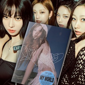 에스파 앨범 MY WORLD 인트로+이벤트 마이 월드 Spicy AESPA 스파이시 미니 3집 노래 웰컴투마이월드 Welcome to my wold 카리나 윈터 지젤 닝닝 굿즈, 미니3집 인트로 닝닝, 받지않음