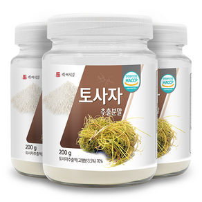 백세식품 토사자 추출분말 200g병 HACCP 인증제품, 3개, 200g, 200g